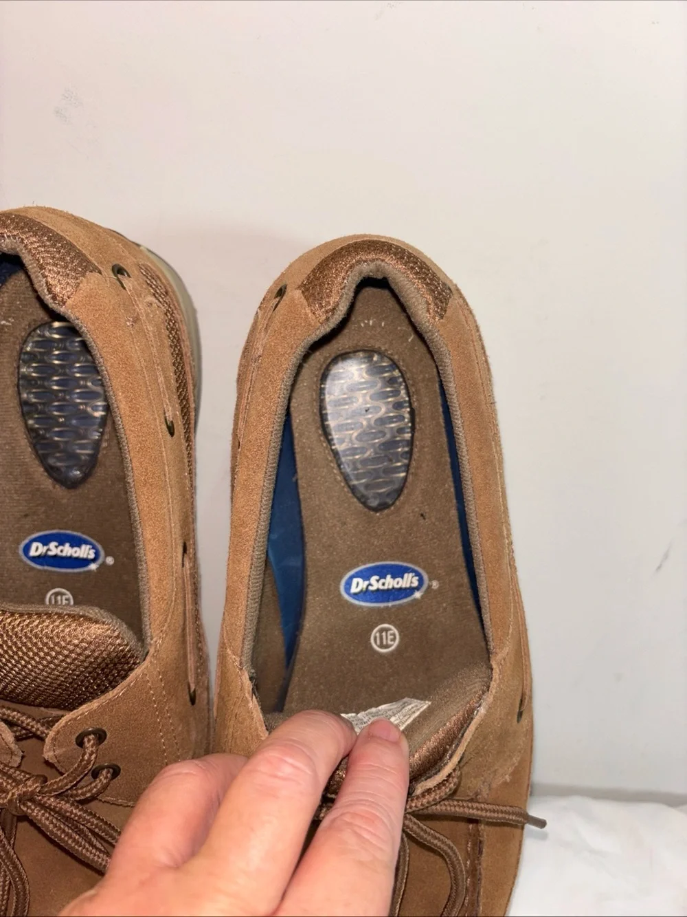 Dr. Scholl's Men's Brown Suede Boat Shoes 7/23